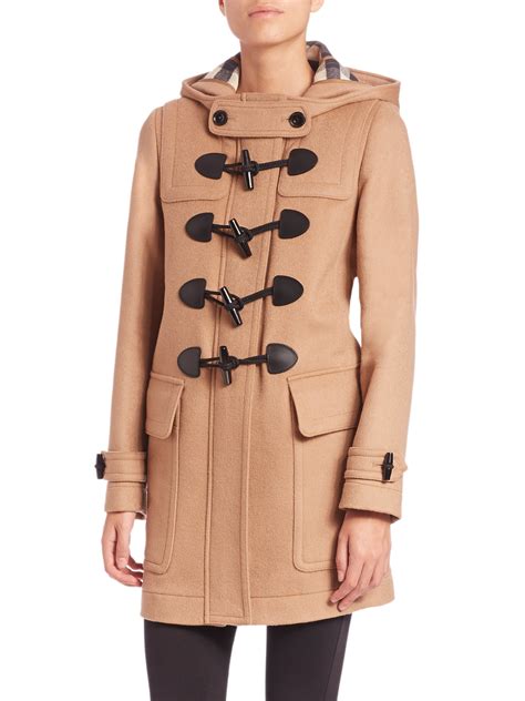 duffle coat burberry brit|burberry duffle coat for women.